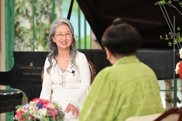 「徹子の部屋」  黒柳徹子(右)、綾戸智恵＝テレビ朝日提供
