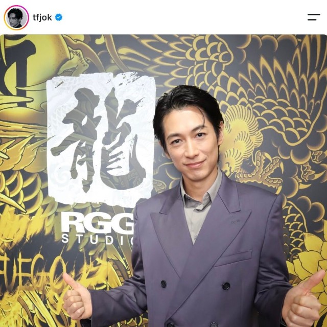 俳優のディーン・フジオカさん（本人の公式インスタグラムから）