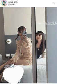 伊関あみインスタグラム＠iseki_amiより