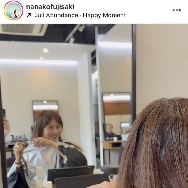 藤崎奈々子インスタグラム＠nanakofujisakiより