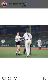 小関舞のインスタグラム＠mai_ozaki.officialより