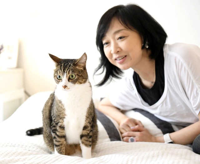 一般社団法人「ねこと今日　neko-to-kyo」代表理事を務める女優・川上麻衣子