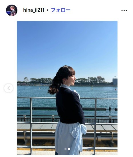 菊池日菜のインスタグラムX@hina_ii211より
