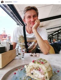 一躍時の人となったセルゲイ・シンキンスさん（本人のインスタグラムから）