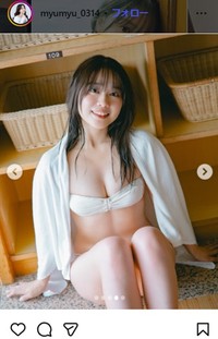 森山未唯のインスタグラム＠myumyu_0314より