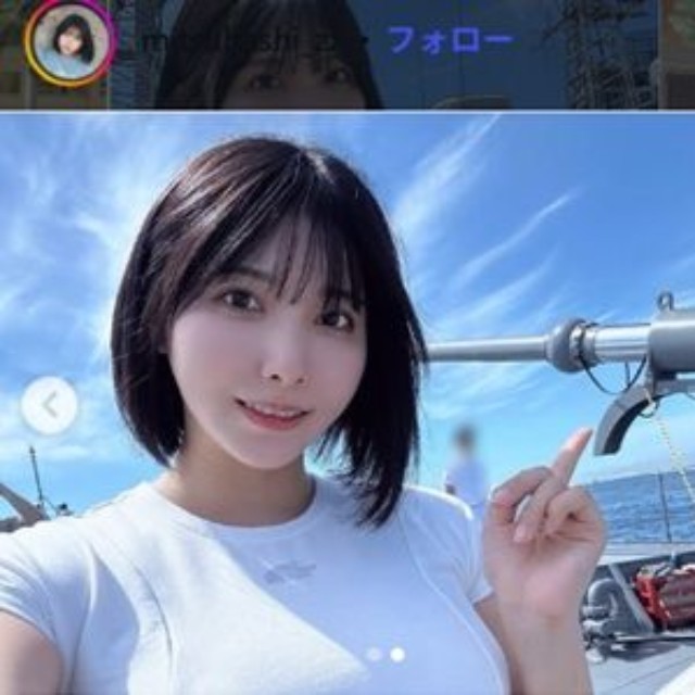 護衛艦「あさぎり」に乗船＝三橋くんのインスタグラム＠mitsuhashi_zzより
