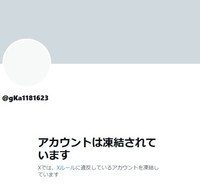 現在、偽アカウントは凍結されている（「アニマルレスキューたんぽぽ」さん提供、Xよりキャプチャ撮影）