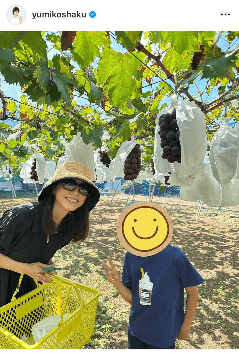 釈由美子 yumiko shaku_official (@yumikoshaku)さんのインスタグラムより