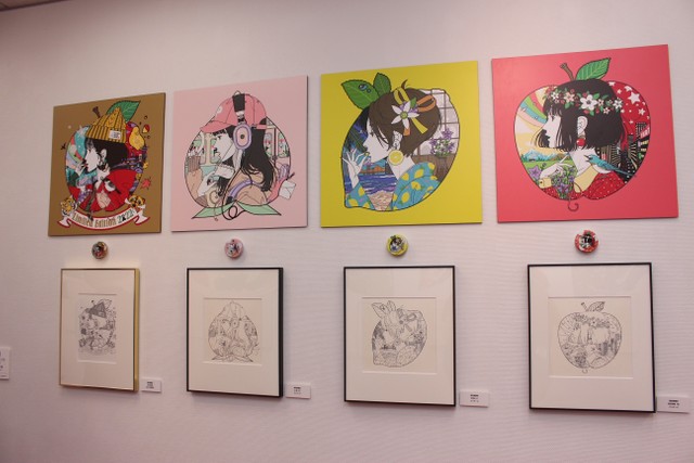 中村さんが「こんな仕事ができるとは思っていなかった」と語る浅田飴のイラスト