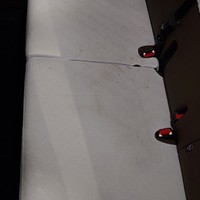 汚れてしまった後部座席シート…（ウォルおじさん提供）