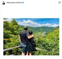 フリーアナウンサー清水健さんの公式インスタグラムから