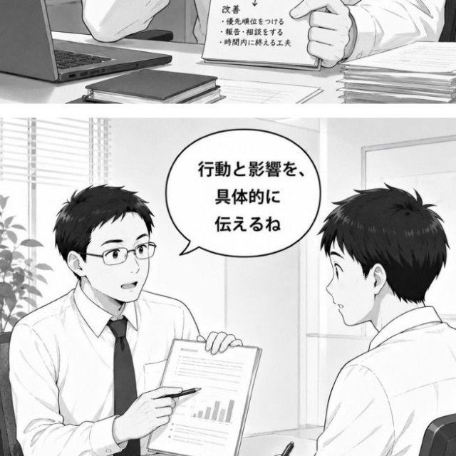 パワハラ認定を恐れず指導に踏み切るには②　※この画像はAIで作成した、イメージ画像です