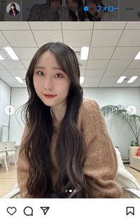 段原瑠々のインスタグラム＠ruru_dambara.officialより