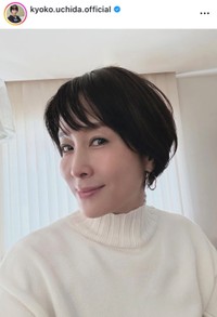 内田恭子アナ インスタグラム(@kyoko.uchida.official)より