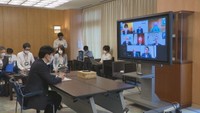 18日、伊原木知事がオンライン会議で県内6つの経済団体に協力要請