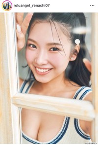 松山玲菜インスタグラム＠roluangel_renachi07より