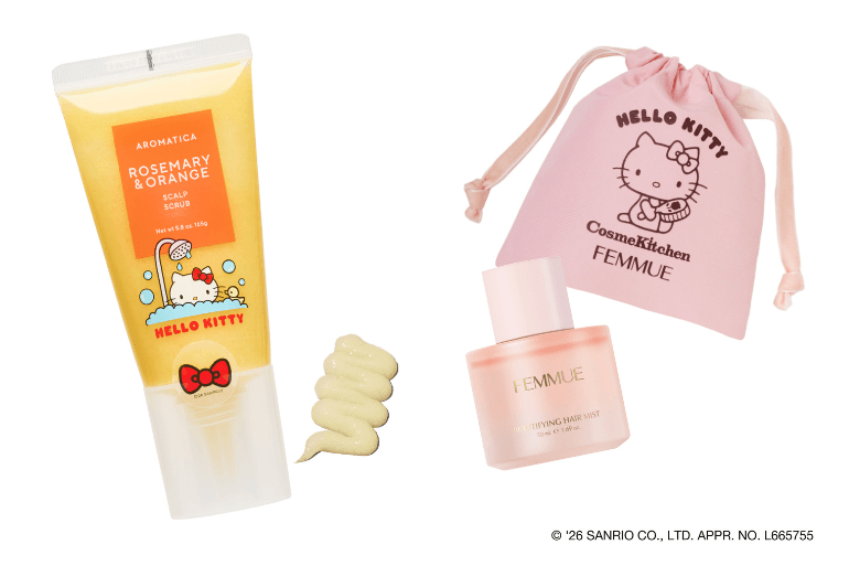コスメキッチン】ハローキティと初コラボが実現！ ラブクロムの