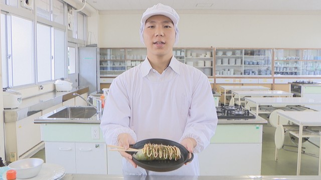「たまごニコニコ料理甲子園」に出場する倉敷鷲羽高校の山路勇河さん