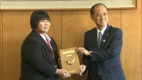 世界柔道で初優勝　素根輝選手に特別スポーツ栄誉賞　岡山市
