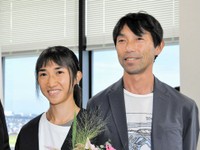 田中希実選手と父親の田中健智コーチ＝2023年
