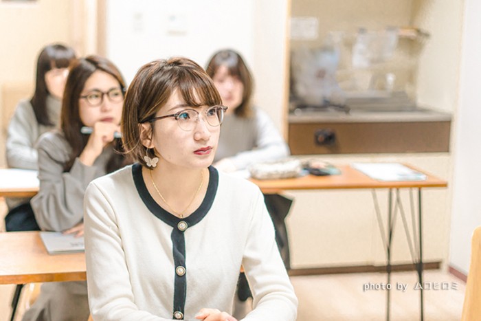 亀井雪代さん。普段は、メーカーで採用広報として、ブランディング・マーケティング、広報と忙しい日々