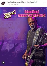 クール&ザ・ギャングのインスタグラム@koolandthegangより