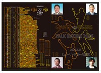 大森正樹氏の作品をアレンジした「巨人vs阪神　爆笑トークバトル　2026」の来場者に贈られる特製クリアファイル