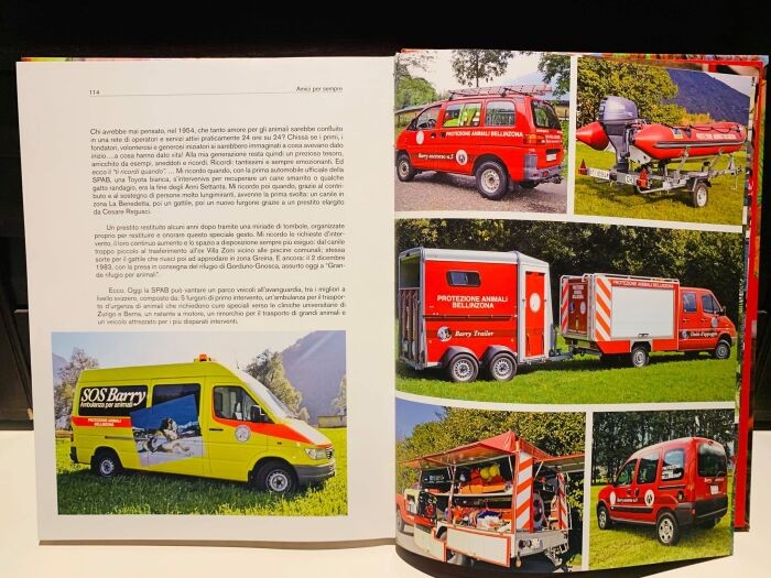 野生動物のレスキューも多々あるため、特殊車両を保持