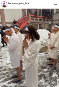 堀元優花アナのインスタグラム(＠horimoto_yuka_bbt)より