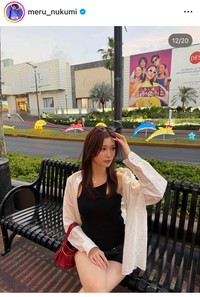 生見愛瑠インスタグラム＠meru_nukumiより