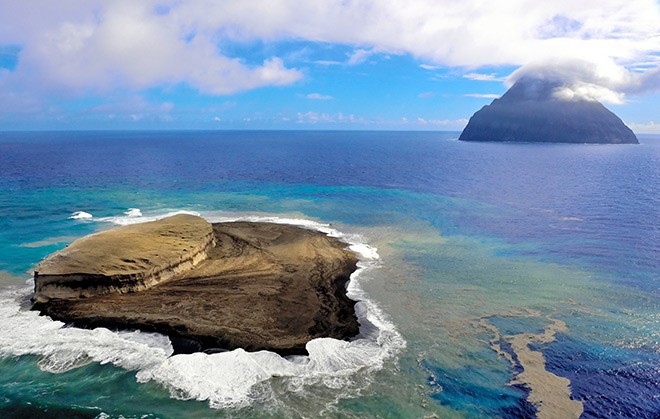 Budding island created by deep sea volcano no longer visible | The ...