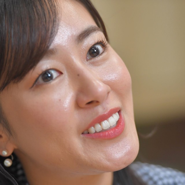 前田春香アナウンサー（撮影・出月俊成）