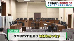 宮城・涌谷町強盗致死事件　被告に無期懲役判決