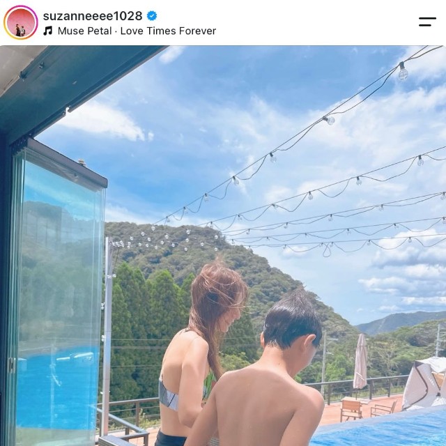 スザンヌさんの公式インスタグラムから