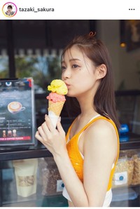 田﨑さくらアナのインスタグラム＠tazaki_sakuraより