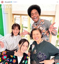 NHK「あさイチ」に出演した中田クルミさん（左）と青木さやかさん（番組インスタグラムから）