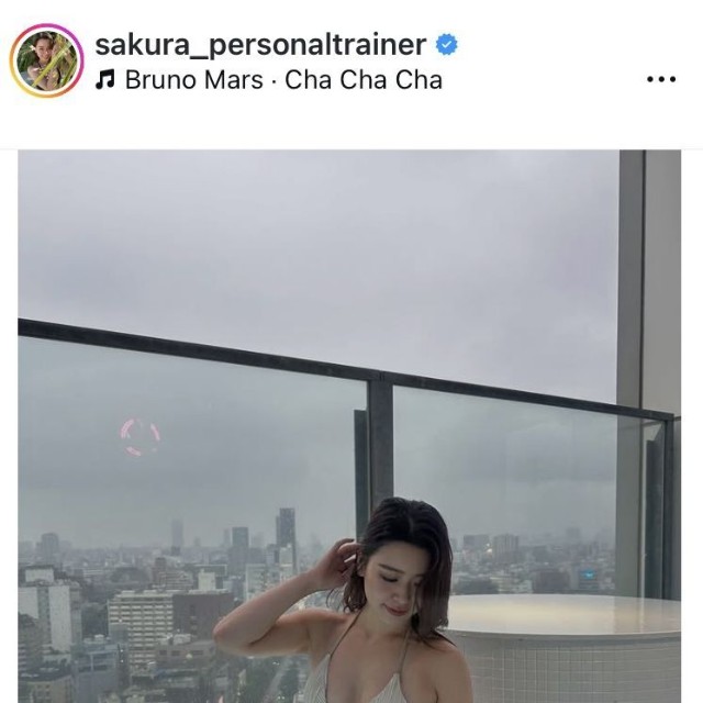 Sakuraのインスタグラム＠sakura_personaltrainerより