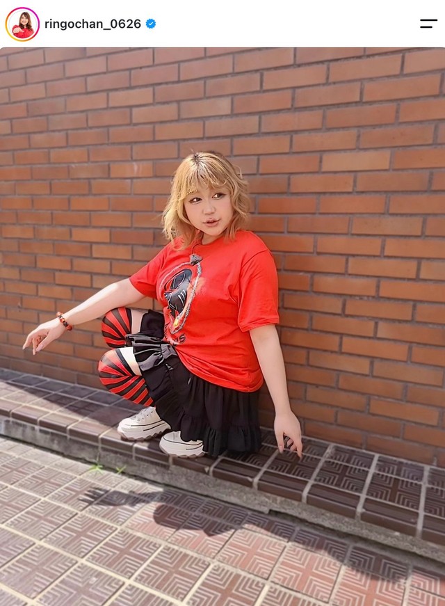 りんごちゃん。2024年当時の様子（本人の公式インスタグラムから）