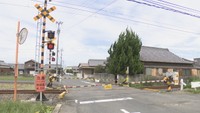 2021年8月26日　事故があった踏切（香川県観音寺市大野原町）