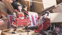 高松市の神社で人形供養　強風のため「おたき上げ」は延期