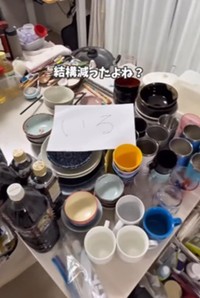 どんどん仕分けをしていきます／くり子さん（@kuriko_kurashi）提供