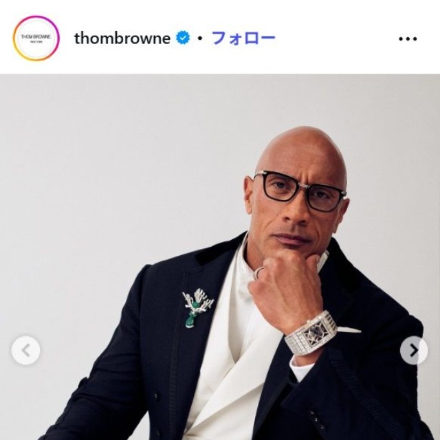 ドウェイン・ジョンソンのインスタグラム@therockより