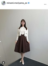 森山みなみアナウンサーのインスタグラム＠minami.moriyama_exより
