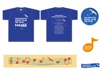 会場で販売されるイベントグッズ　提供：MUSIC BLUE TAKAMATSU実行委員会