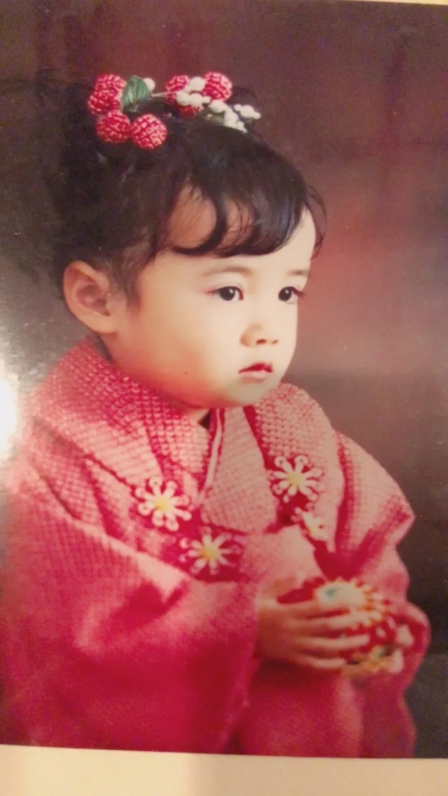 ＜ビフォー＞3歳当時の姿…22年で驚きの変化を遂げました！/マッスルキユーピーさん（Instagram/Threads【@kewpie_______】）提供