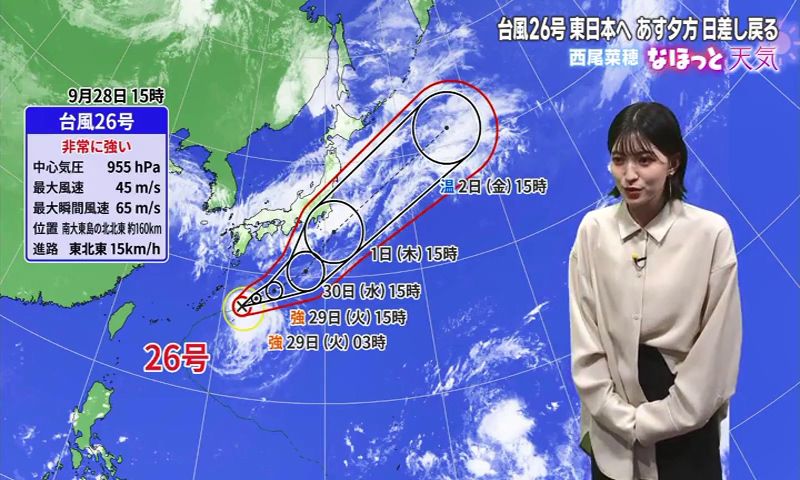 先週末の大雨は台風26号の影響？ 長崎あす天気回復へ 台風26号 今後は