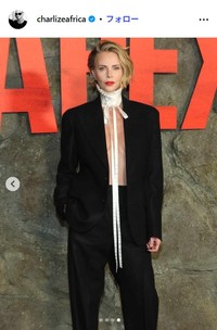 シャーリーズ・セロンのインスタグラム@charlizeafricaより