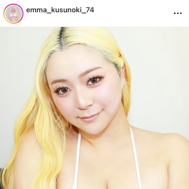 楠エマ インスタグラム(@emma_kusunoki_74)より