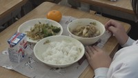 「食べたらやめられない」オリーブ牛を使ったすき焼きが学校給食に　香川・小豆島