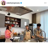藤本美貴インスタグラム＠mikittyfujimotoより